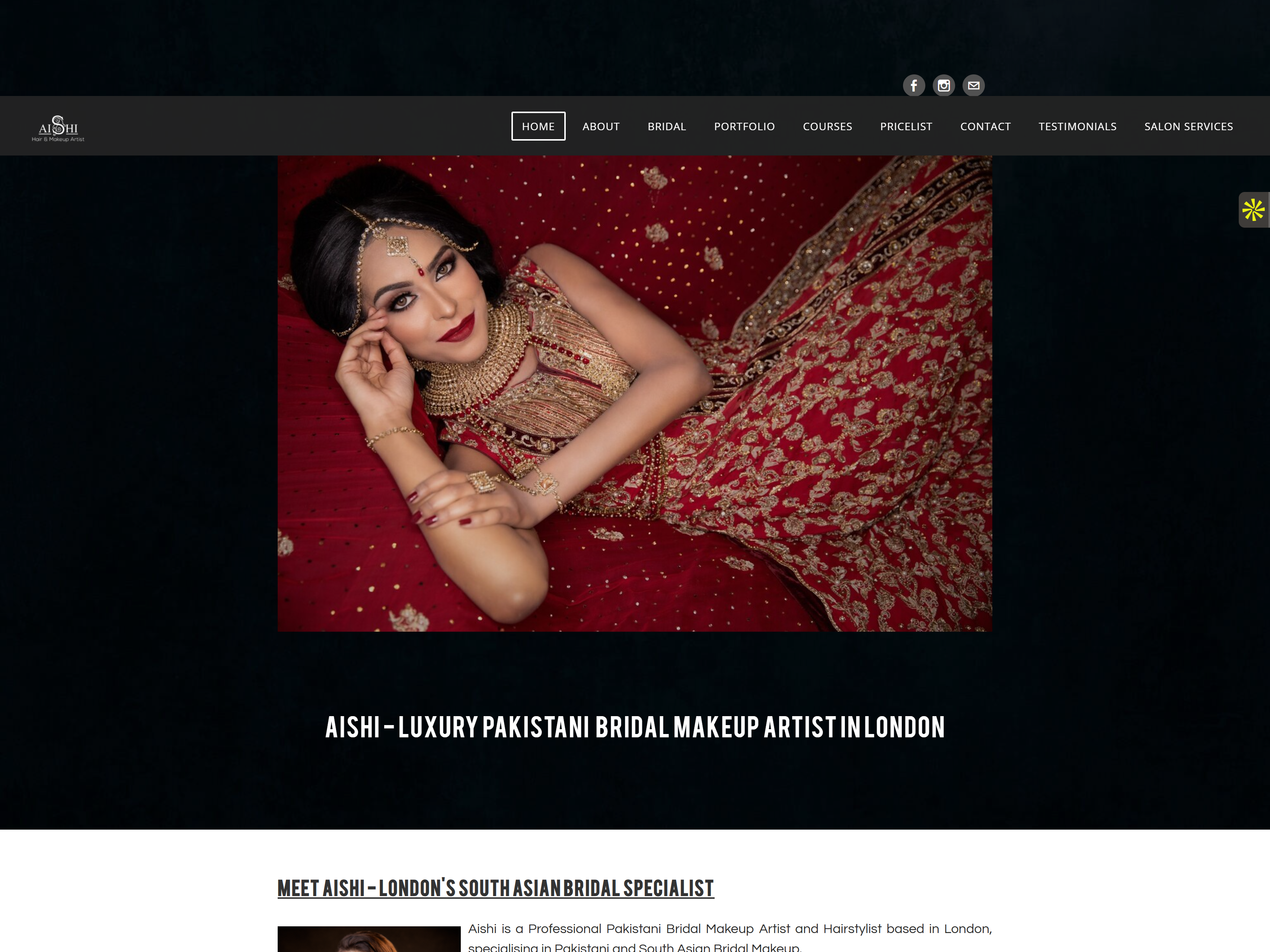 Aishi Beauty website